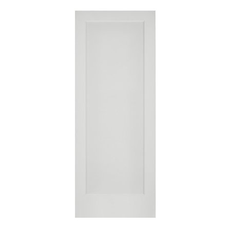 Codel Doors 36" x 80" Primed 1-Panel Interior Flat Panel Door with Ovolo Bead Slab Door 3068pri8020